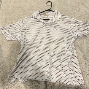 Rhoback White and Blue Polo Shirt
